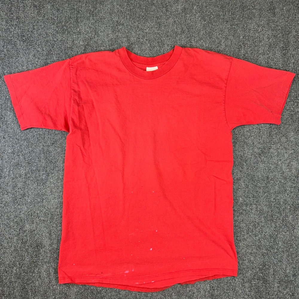 Vintage Red Eagle Graphic T-Shirt Short Sleeve Distressed Crewneck Mens XL - Picture 2 of 7